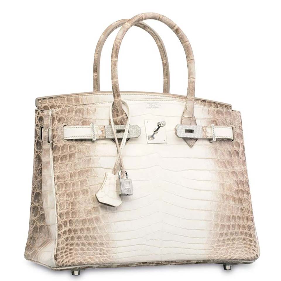 Hermes Niloticus Crocodile Himalaya Birkin