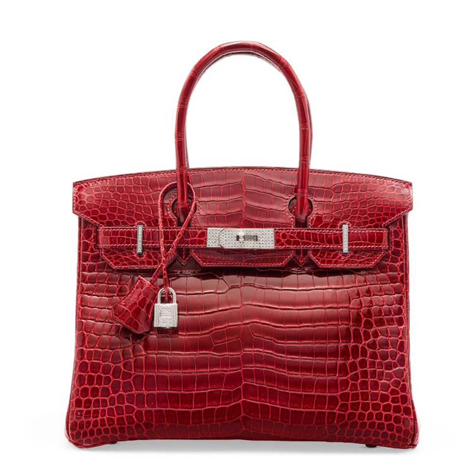 Hermes Exceptional Collection Rouge H Crocodile Birkin